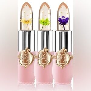 FLOWER Jelly Lipstick Set Temperature Change Moisturizer Color Change Li…